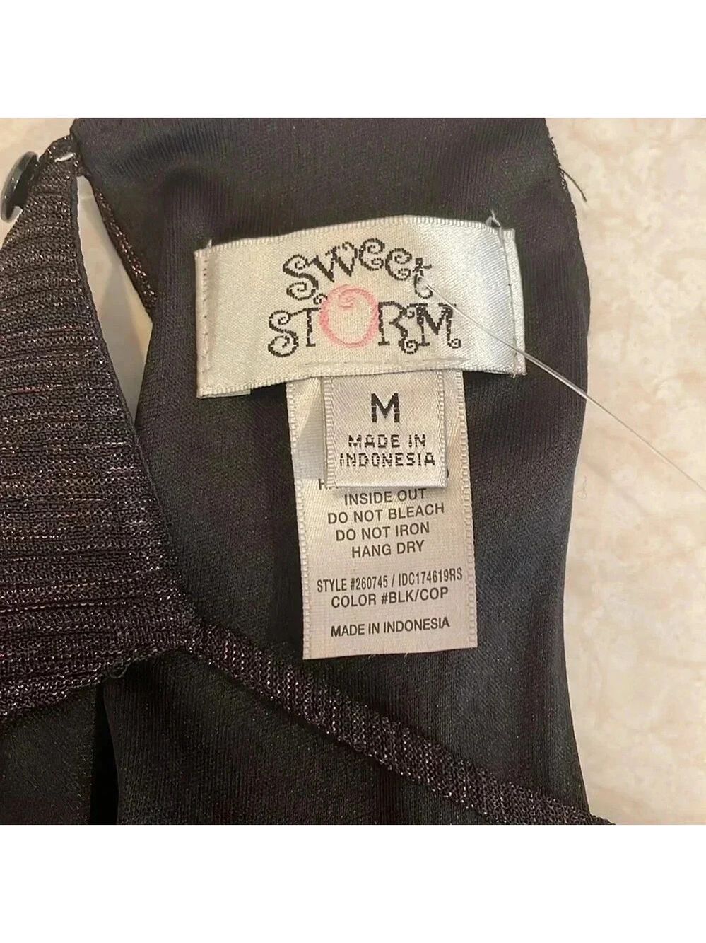 Sweet Storm, Women’s Medium, Spaghetti Strap Dress, NWOT - Picture 8 of 9